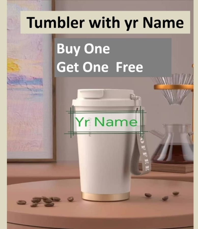 1C  One Tumbler with your name on