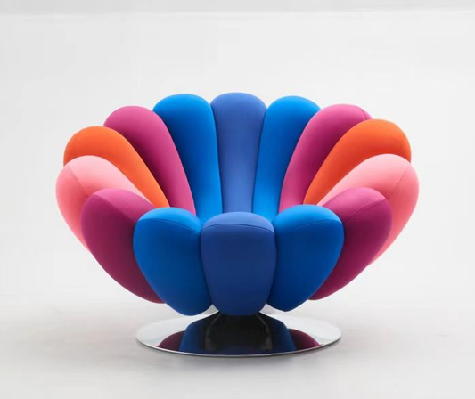 Trendy Curved Shaped Single Chair