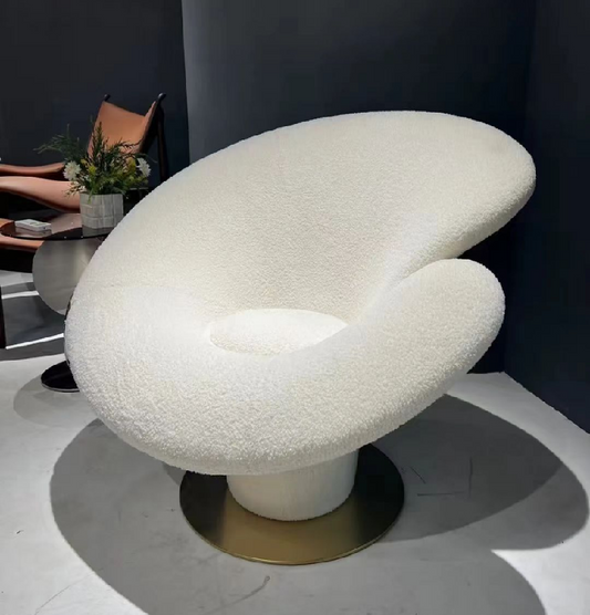 Stylish Comfortable White Elegant Sofa Chair