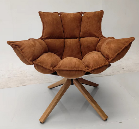 Brown Stylish Muscle Single Chair