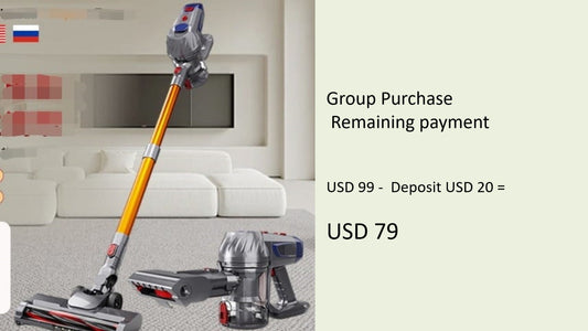 Group Purchase 3 : Portable Vacuum Cleaner Remaining payment