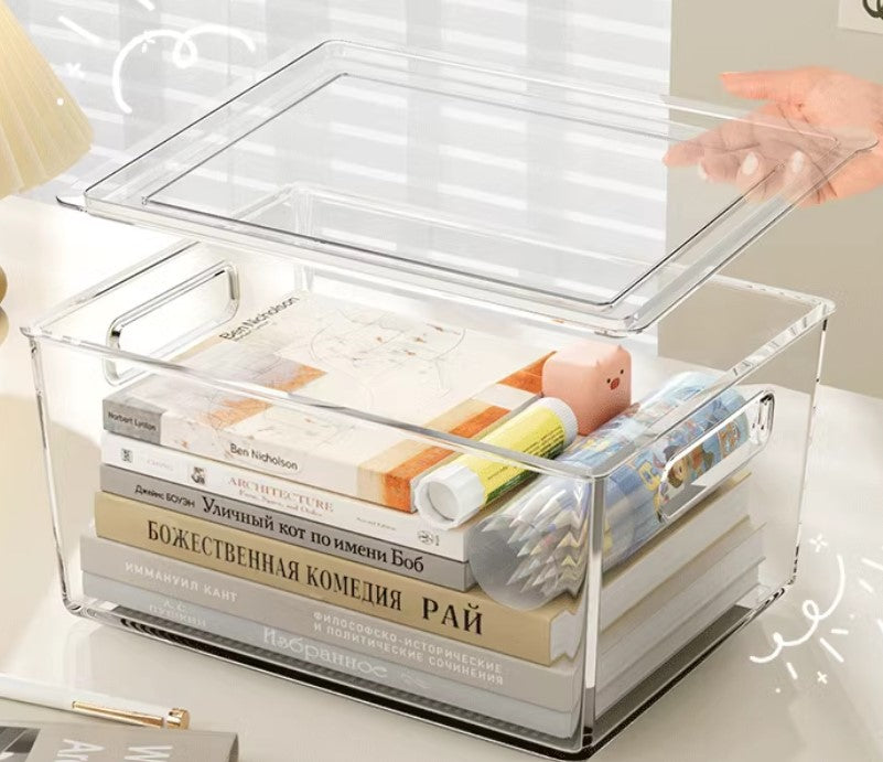 Transparency Storage Box with Cover