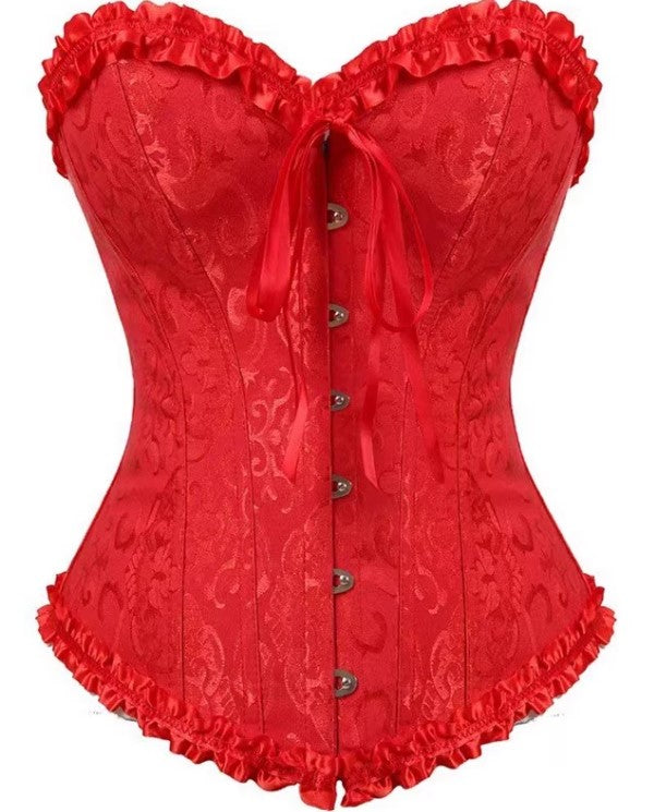 Daisy Corsets Women's Top Drawer Brocade Steel Boned Corset