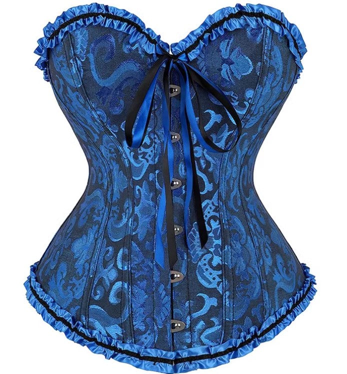 Daisy Corsets Women's Top Drawer Brocade Steel Boned Corset