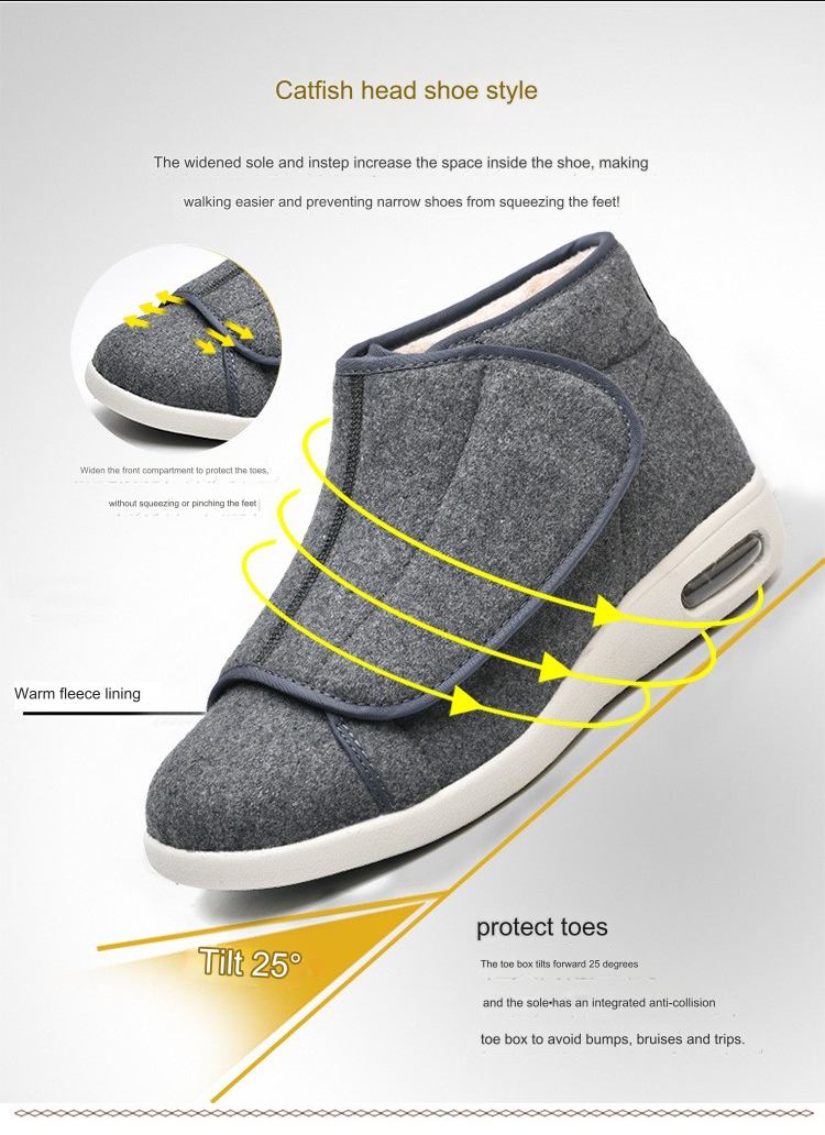 Winter shoe 02: Wool lining insole, practical and very warm in Winter