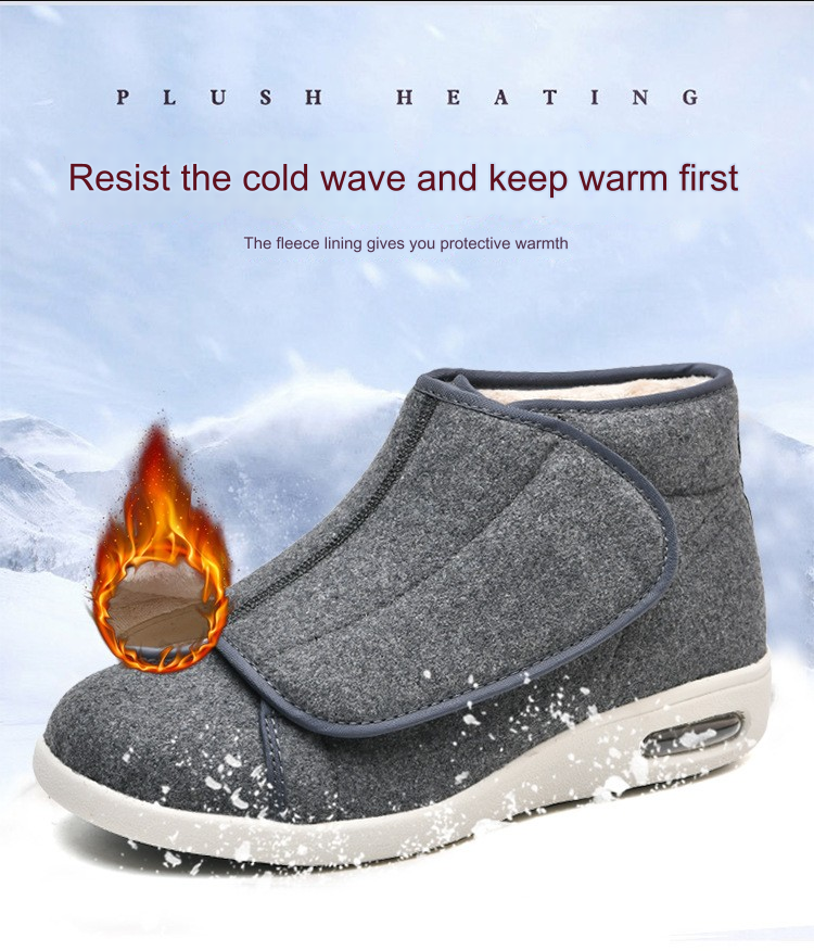 Winter shoe 02: Wool lining insole, practical and very warm in Winter