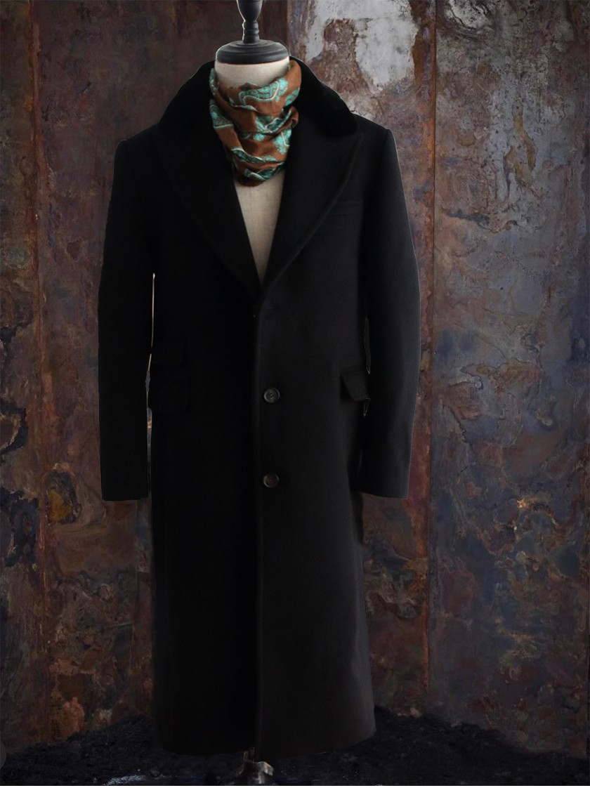 Men Winter 18: UK Chesterfield Classic British vintage winter clothes