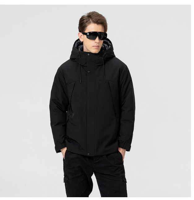 Men Winter 24: with Volcanic Rock Graphene lining wind shell jacket, for extreme cold weather