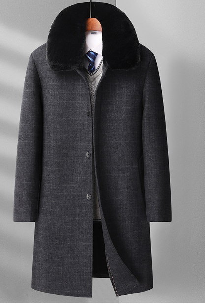 Men Winter 5:  Overcoat for men in office