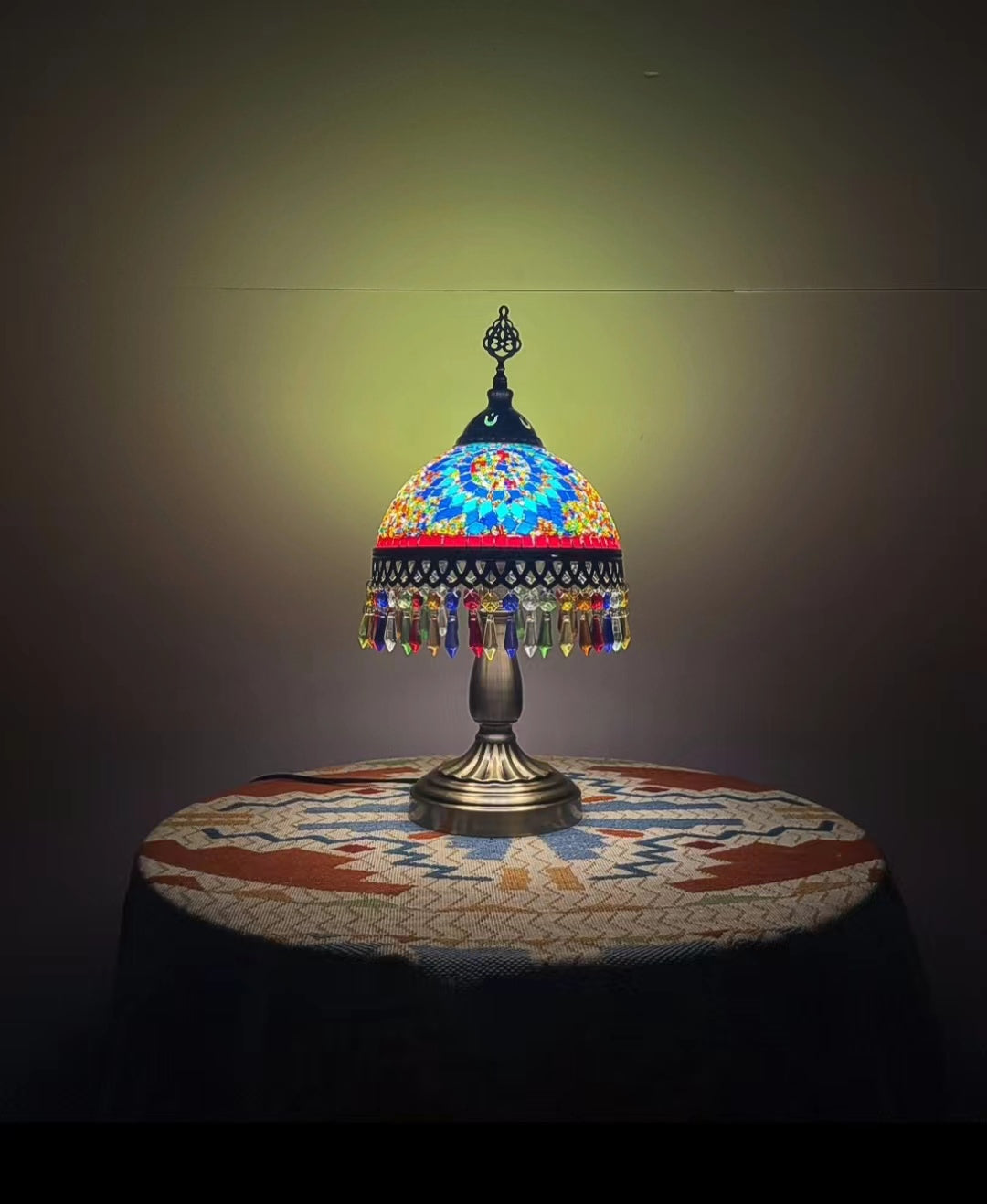 Mosaic Turkish Table Lamp Small Colourful