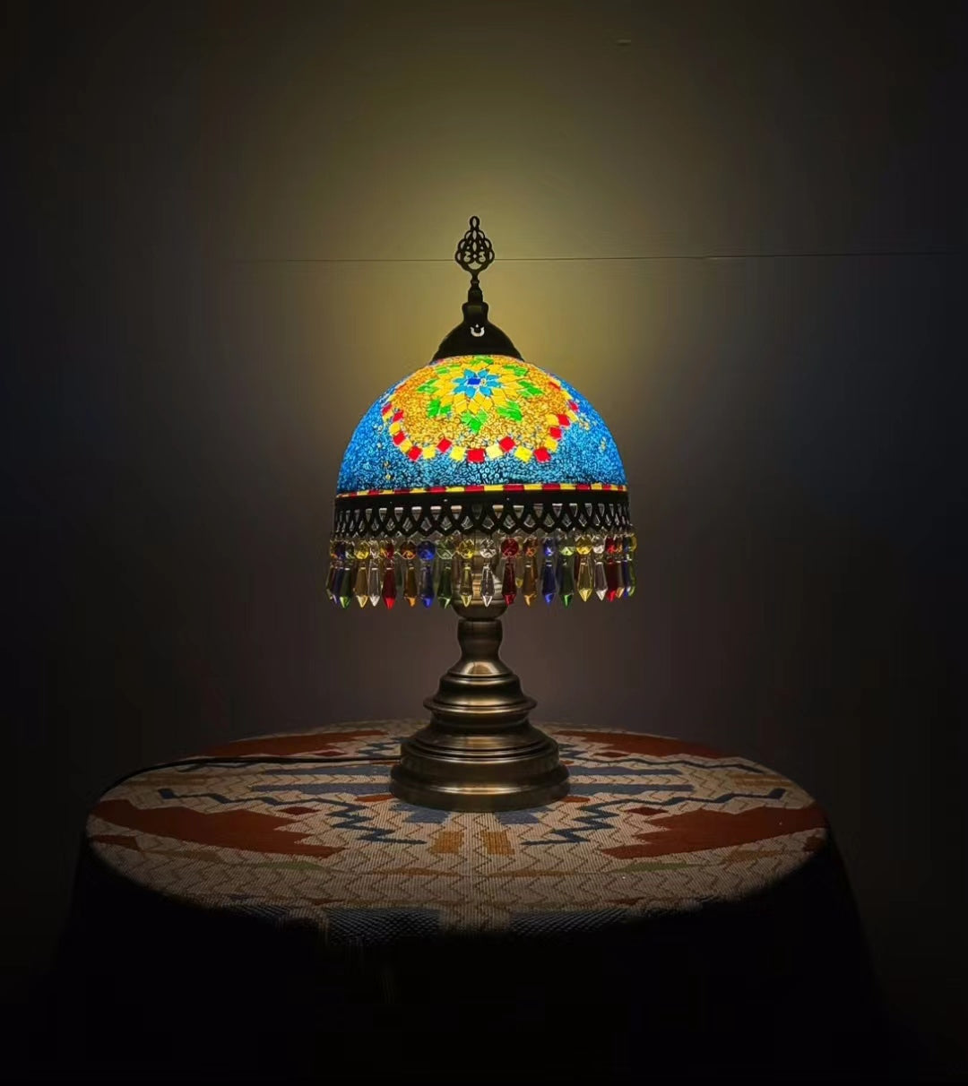 Turkish Table Lamp Mosaic Lamp Medium Size Lamp Deco