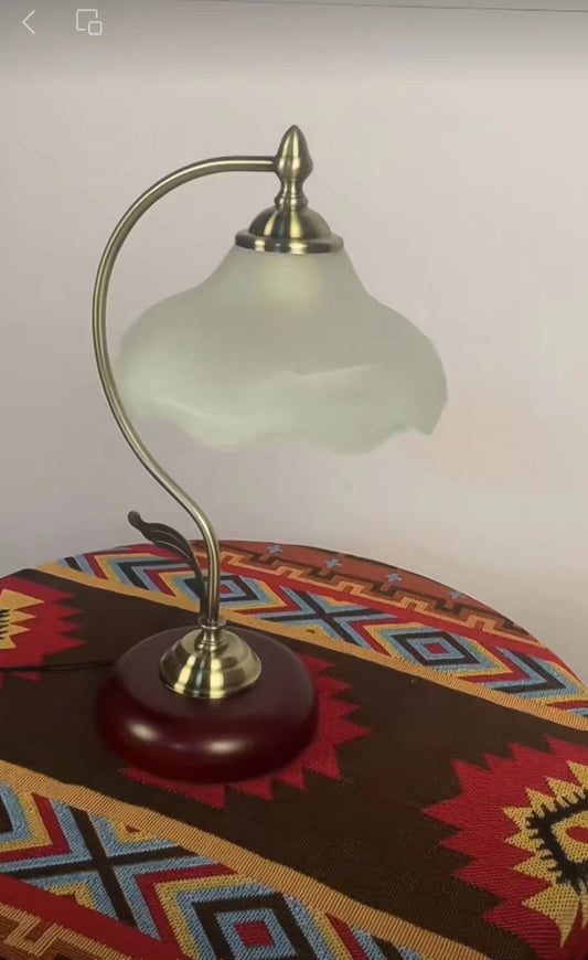 Vintage Wooden Lamp European Style Classic Deco