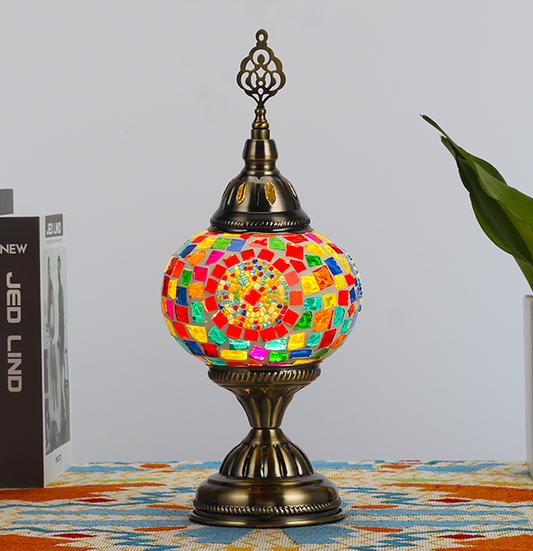 Turkish Lamp Mosaic Table Lamp  Romantic Style Decoration