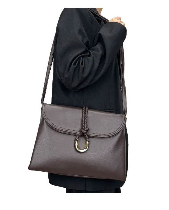 Handbag series 45: 2024 Fall/Winter Genuine Leather Tote Shoulder Bag - Multi-Style Carry