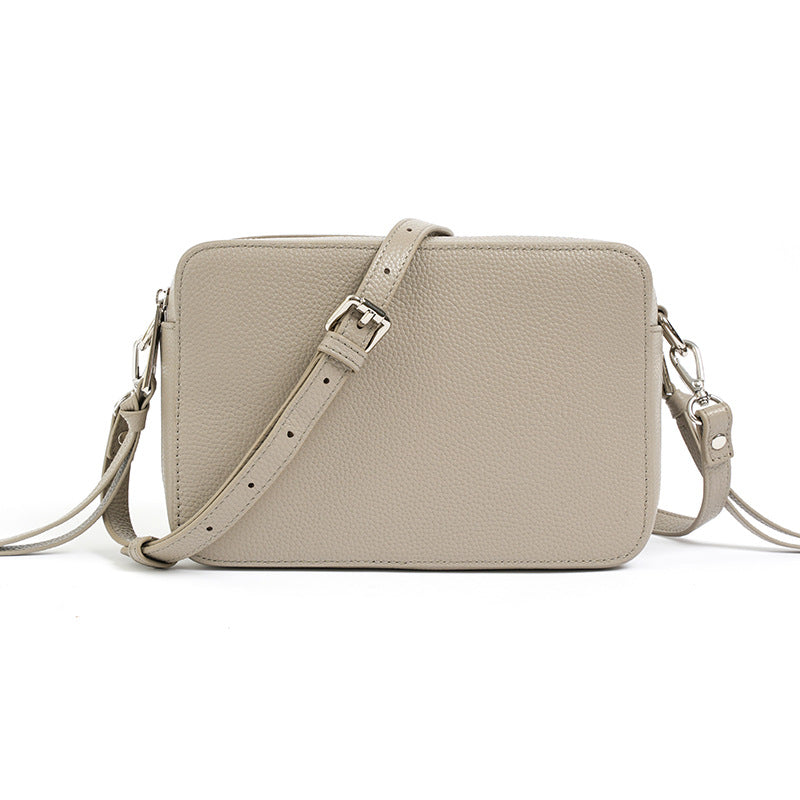 Handbag series 47: 2024 Genuine Leather Crossbody Bag - Stylish Medium-Sized Shoulder Bag