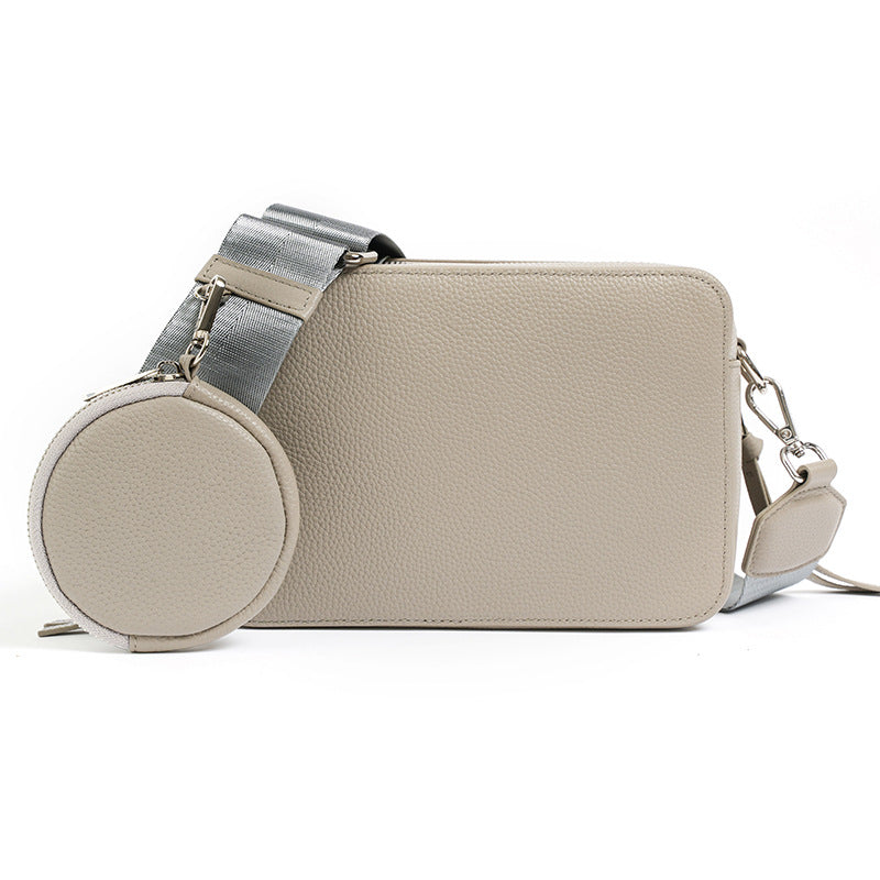 Handbag series 47: 2024 Genuine Leather Crossbody Bag - Stylish Medium-Sized Shoulder Bag